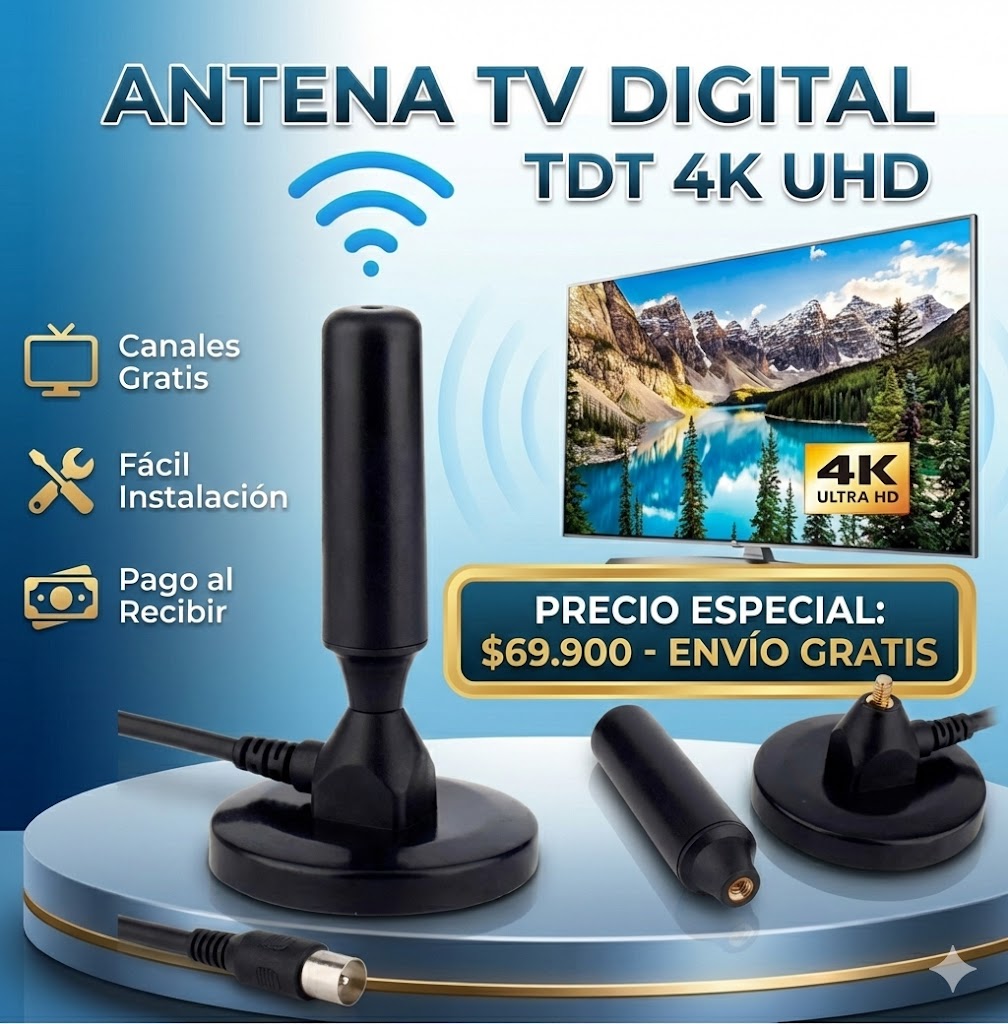 Antena TDT™ | TV Digital Ultra HD | Canales Gratis