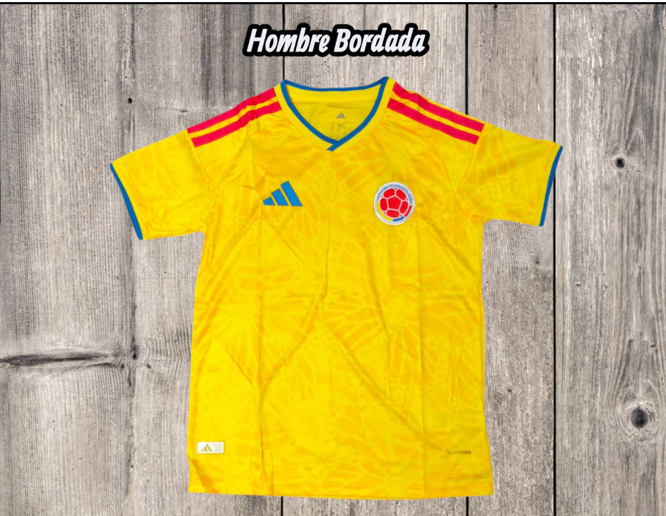CAMISETA COLOMBIA ORIGINAL  BORDADA 1.1
